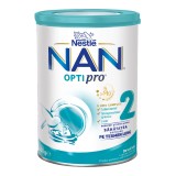 Formula de lapte praf Nan 2 Optipro HMO, 6-12 luni, 400 g, Nestle
