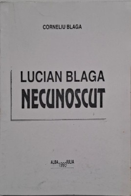 Lucian Blaga necunoscut - Corneliu Blaga foto
