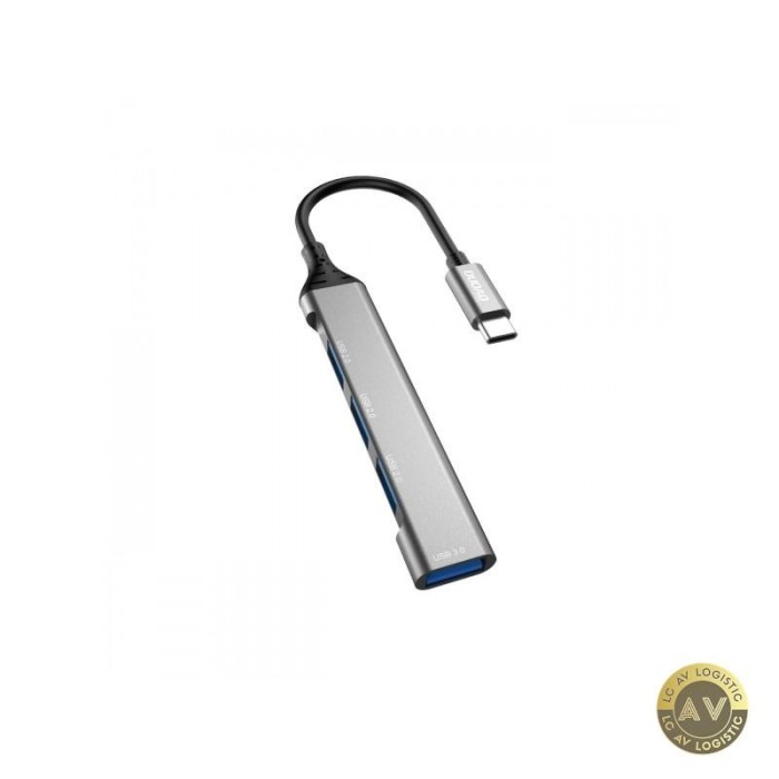 Hub USB-C Dudao A16T 1 x USB-A 3.0 - 3 x USB-A Negru