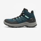 Bocanci MH100 Mid Impermeabili Drumeţie la Munte Verde Damă, Quechua