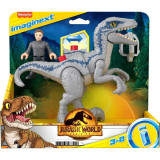 Cumpara ieftin Set dinozaur cu figurina, Imaginext Jurassic World, Blue, HKG15