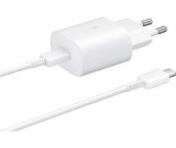 Incarcator Retea cu Cablu USB-C Samsung EP-TA800W + DA705BWE, 25W, 3A, 1 x USB-C, Alb GP-PTU021SOAWQ