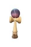 Cumpara ieftin Kendama profesională japoneză, gravată, din lemn, tricoloră: albastru-violet-violet