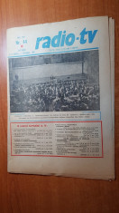 revista radio-tv saptamana 26 octombrie-1 noiembrie 1980 foto