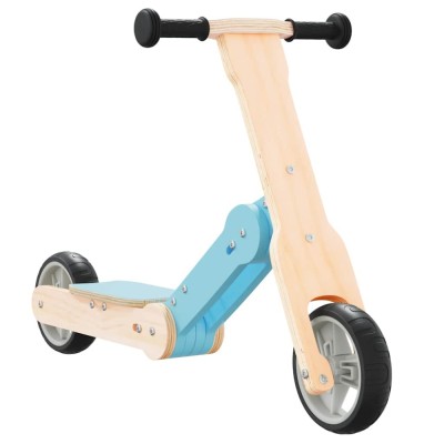 Trotineta pentru copii 2 in 1, albastru deschis foto