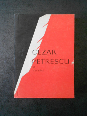 ION BALU - CEZAR PETRESCU foto