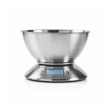 Cantar digital de bucatarie, 5 kg cu bol detasabil din inox, Precizie si Versatilitate in Bucataria Ta
