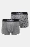 Levi&#039;s boxeri 2-pack barbati, culoarea gri, 37149-0938