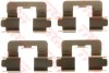 Set accesorii, placute frana TOYOTA COROLLA (CDE12, ZZE12, NDE12, ZDE12) (2001 - 2007) TRW PFK581