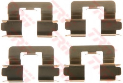 Set accesorii, placute frana TOYOTA COROLLA (CDE12, ZZE12, NDE12, ZDE12) (2001 - 2007) TRW PFK581 foto