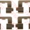 Set accesorii, placute frana TOYOTA COROLLA (CDE12, ZZE12, NDE12, ZDE12) (2001 - 2007) TRW PFK581