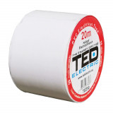 Banda izolatoare 20m x 50mm Alba, TED, Oem