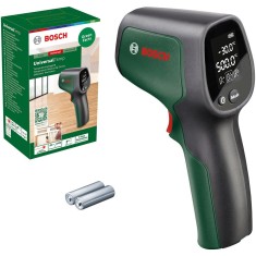 Termodetector Bosch UniversalTemp 06036831Z0, tehnologia sa cu laser cu infrarosu are un domeniu vast de masurare de la -30 &deg;C p&acirc;na la +500 &deg;C, afisaj
