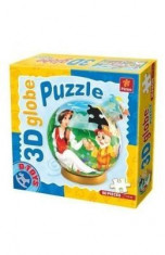 3D Globe Puzzle - Alba Ca Zapada foto