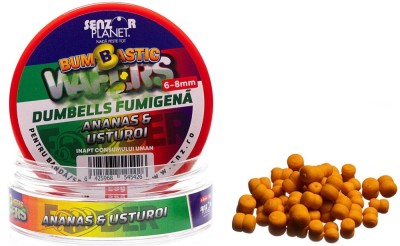 Wafter SENZOR Bumbastic Dumbells Pentru Banda Fumigena, Ananas Usturoi, 6-8mm, 25g foto