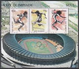 San Marino 1988 - Jocurile Olimpice - Seul 1988, Colita, MNH, Nestampilat