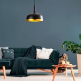 Cumpara ieftin Lustra Sivani Negru 30x30x128 cm