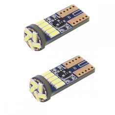Leduri Auto T10 Canbus 15 Smd 4014 9-30V &amp;ndash; fara polaritate PREMIUM foto