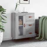 vidaXL Servantă, gri sonoma, 69,5x34x90 cm, lemn compozit