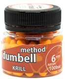Method Dumbell Carp Baits Addicted, Krill, Portocaliu, 6mm
