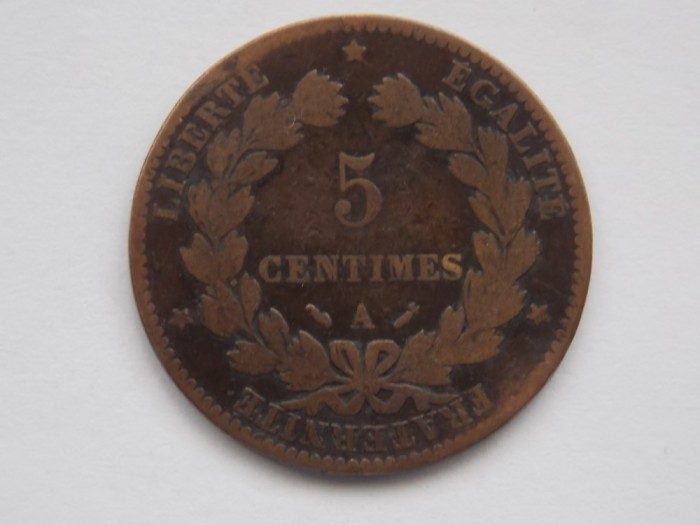 5 CENTIMES 1881 FRANTA