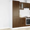 VidaXL Dulap de bucătărie &bdquo;Kalmar&rdquo; din lemn de stejar maro 853634