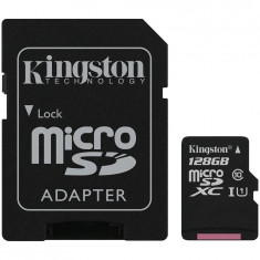 Kingston 128GB micSDXC Canvas Select Plus 100R A1 C10 Card + ADP EAN: 740617298703 foto