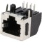 Conector RJ45 ecranat, profil jos