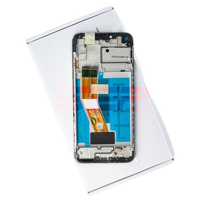 LCD+Touchscreen cu Rama Samsung Galaxy A11 / A115 BLACK Original Service Pack