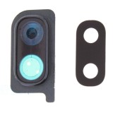 Geam Camera Samsung Galaxy A20 A205, Negru + Rama