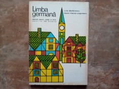 LIMBA GERMANA - MANUAL PENTRU CLASA A VIII-A - (Anul IV de Studiu) - Livia Stefanescu, 1980