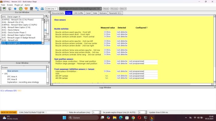 Pachet full interfata tester diagnoza Dacia Renault Nissan DDT4ALL 2025 romana