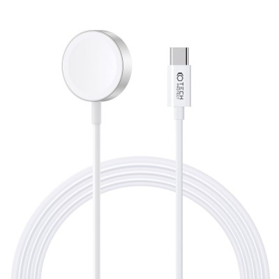 Incarcator Tech-Protect Apple Watch type C 1.2m alb foto