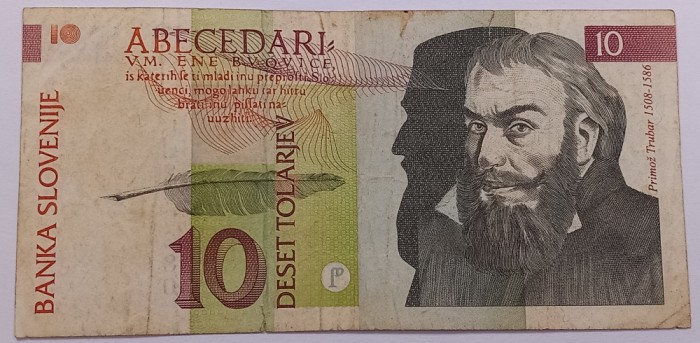 Slovenia, 10 Tolarjev 1992