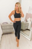 P742-1 Set 2 piese compleu sport din top si colanti, L/XL, M, M/L, S