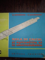 Rigla de calcul si aplicatiile ei in electrotehnica-M. Gheorghiu, N. Stefanescu