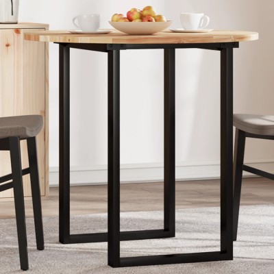 vidaXL Blat de masă rotund, &amp;Oslash;80x2 cm, lemn masiv de acacia 4008698 foto
