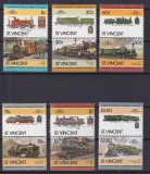 St Vincent 1985 - Trenuri, locomotive, serie neuzata