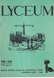 Lyceum, nr. 18-19, 1978. Revista elevilor Liceului de Matematica si Fizica