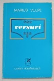 VERSURI de MARIUS VULPE , 1979 , DEDICATIE *