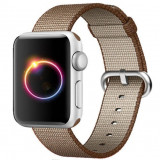 Cumpara ieftin Curea iUni compatibila cu Apple Watch 1/2/3/4/5/6/7, 42mm, Nylon, Woven Strap, Brown