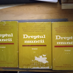 Dreptul muncii. Tratat - Sanda Ghimpu, Ion Traian Ștefănescu, G. Mohanu (3 vol.)