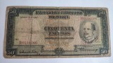 519. Bancnota Mozambic 50 escudos 1958