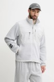 The North Face geaca Regrind Denali culoarea gri, de tranzitie, NF0A8B5ELE71