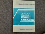 METODICA PREDARII ANALIZEI MATEMATICE AURELIA CATANA /OCTAVIAN STANASILA 27/1