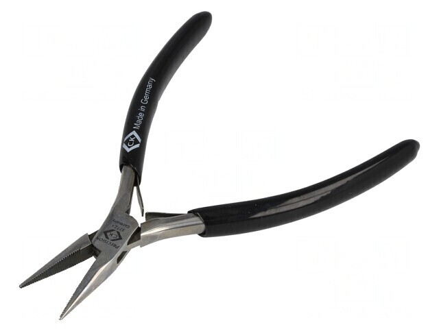 Clești de precizie drepți semirotunzi 120mm