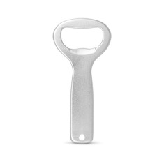 Mini desfacator de bere simplu gri, 8 cm