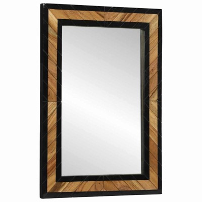 vidaXL Oglindă 70x2x70 cm din lemn masiv de acacia foto