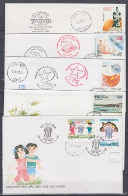 VIETNAM 1999/2000/2001 LOT FDC foto