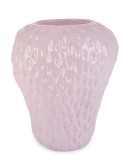 Cumpara ieftin Vaza flori sticla roz Capsuna 31x27x36,5h